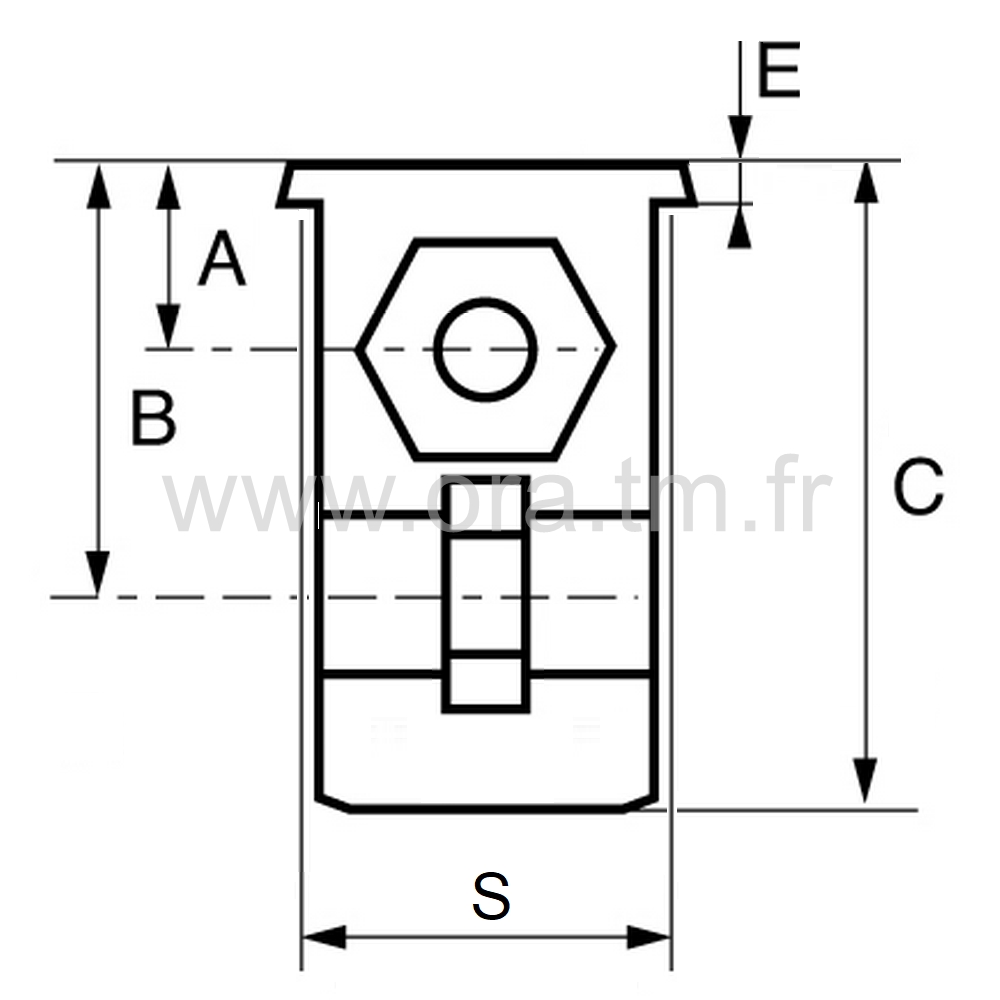 MC3B 20X20X2 M8/1