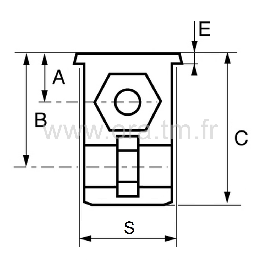 MC3B 25X25X1,5 M10/1