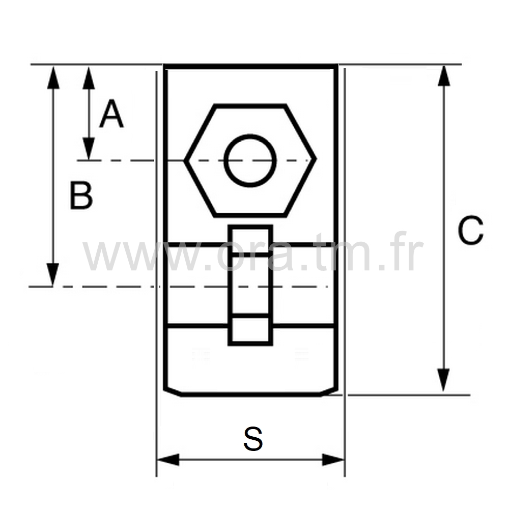 MC3F 20X20X1,5 M8/1