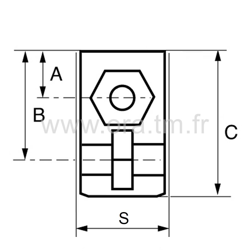 MC3F 25X25X1,5 M10/1