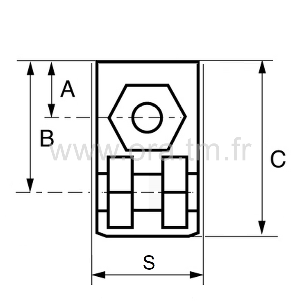 MC3F 30X30X2 M10/1