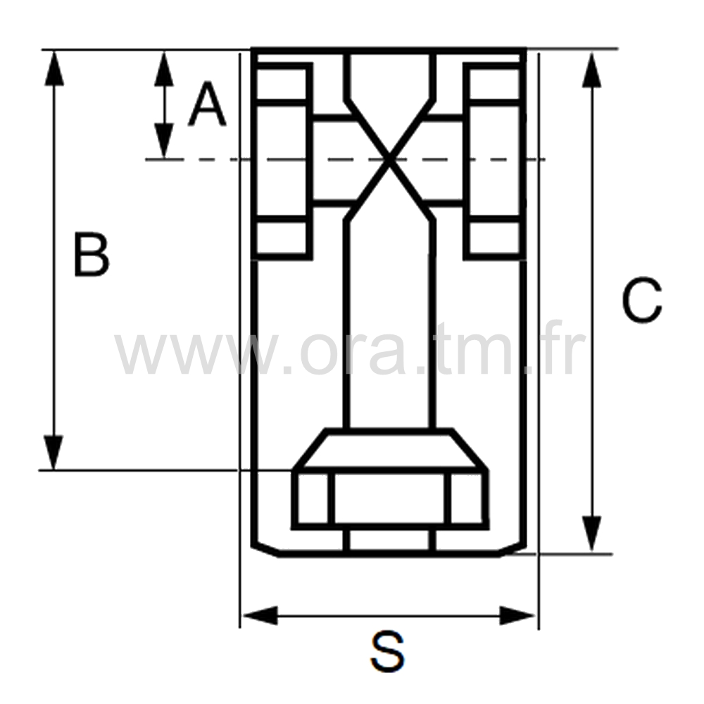 MC3 20X20X1,5 M8/H