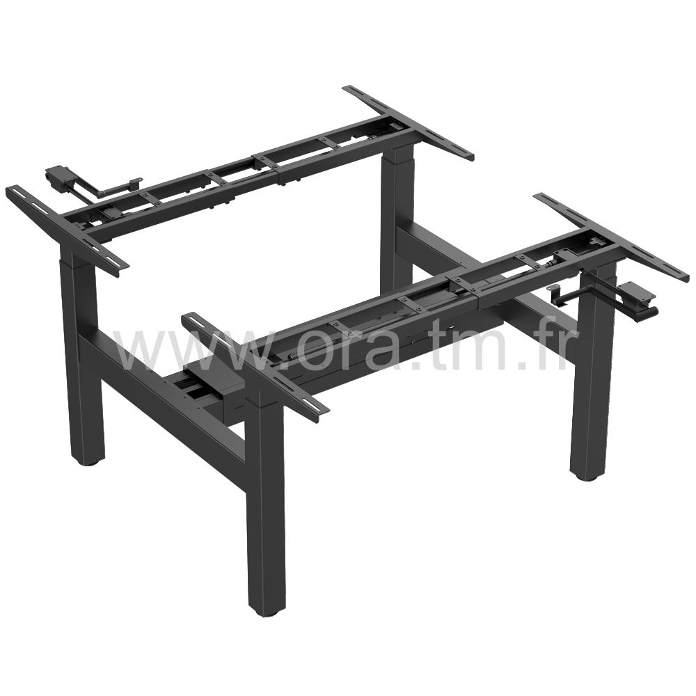 DESK0F - STRUCTURE TABLE REGLABLE - A MANIVELLE