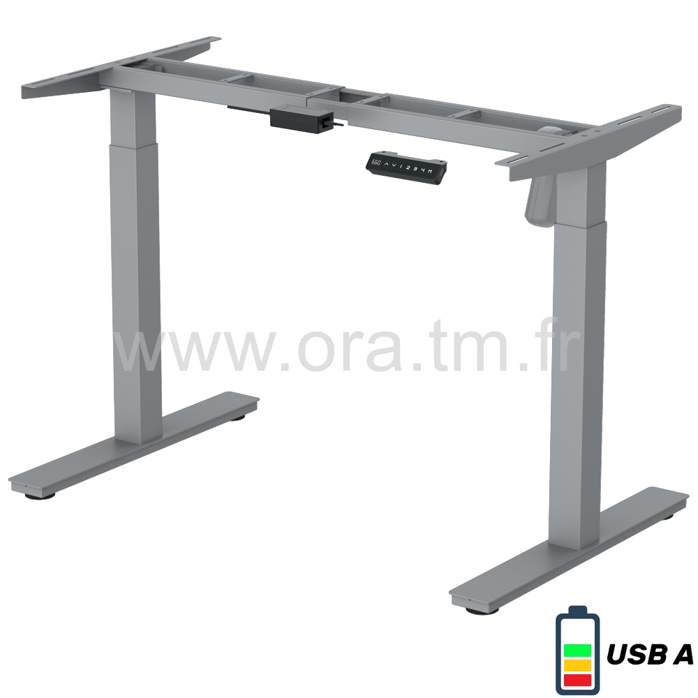 DESK1A - STRUCTURE TABLE REGLABLE - ELECTRIQUE 1 MOTEUR