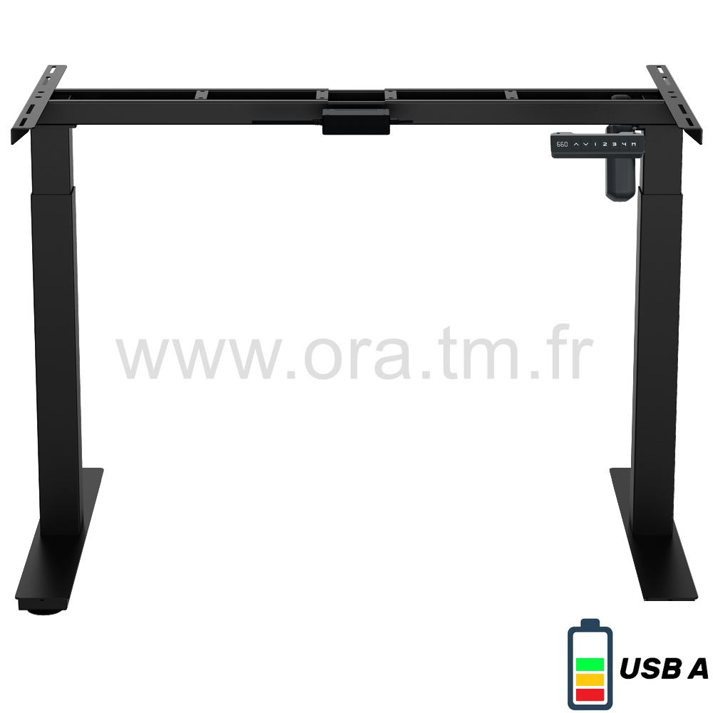 DESK1A - STRUCTURE TABLE REGLABLE - ELECTRIQUE 1 MOTEUR