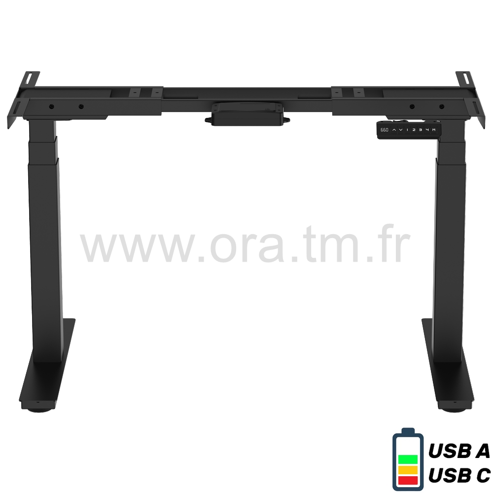 DESK2XS - STRUCTURE TABLE REGLABLE - ELECTRIQUE 2 MOTEURS