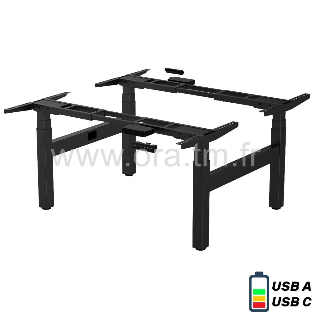 DESK4 - STRUCTURE TABLE REGLABLE - ELECTRIQUE 4 MOTEURS