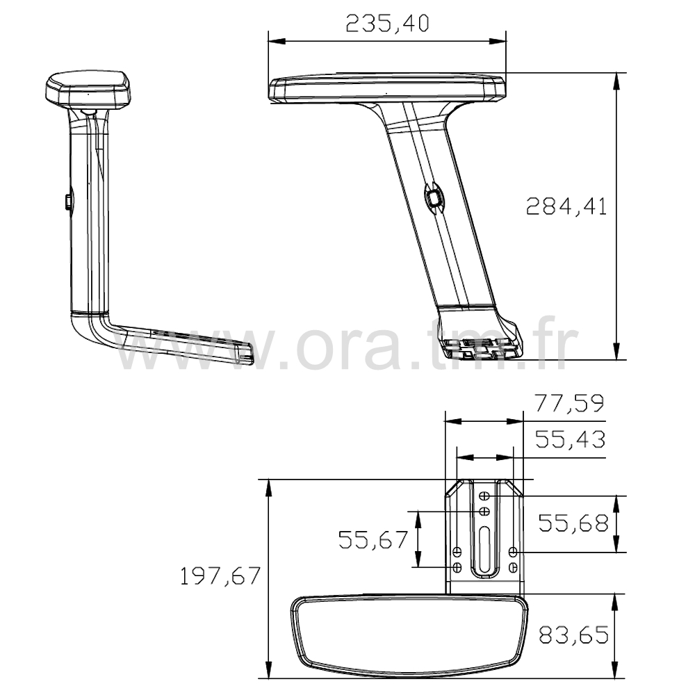 ARM123 - ACCOUDOIR & MANCHETTE - REGLAGE 1D