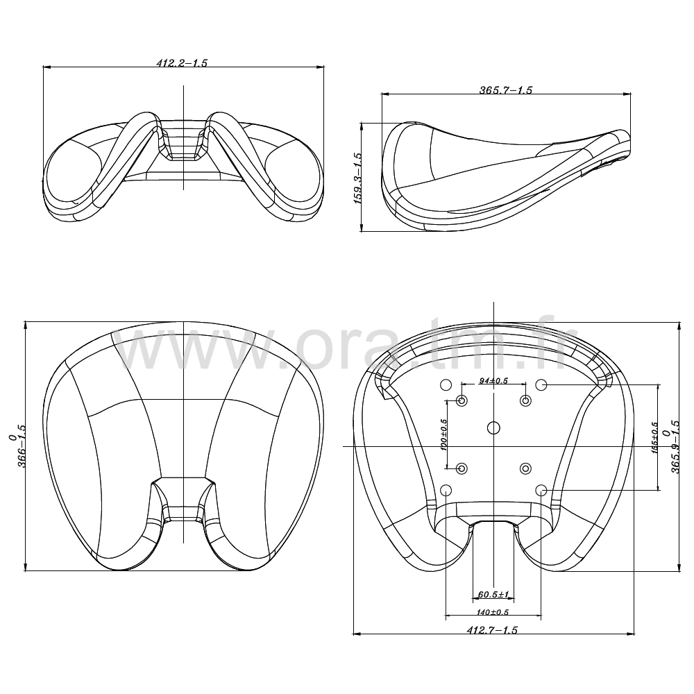 MANTA - ARTICLE EN POLYURETHANE - ASSISE SELLE