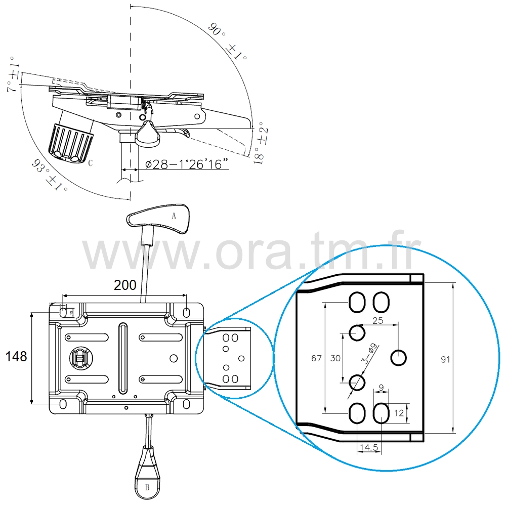 MSY879 - MECANISME - REGLAGE SYNCHRONE