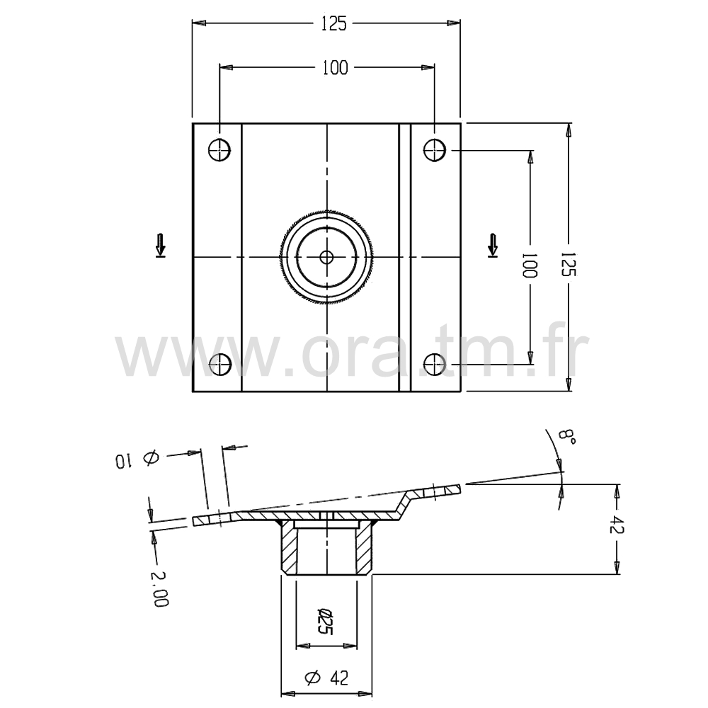 PHR - COLONNE GAZ ET CACHE - POMPE HYDRAULIQUE