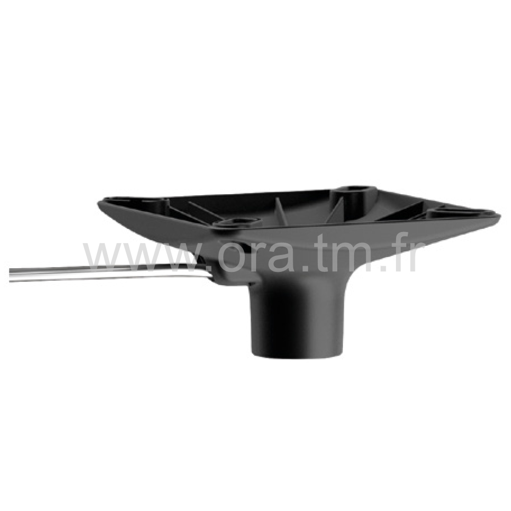 PLAP - PLATINE PORTE ASSISE - CARRE CONE DIRECT