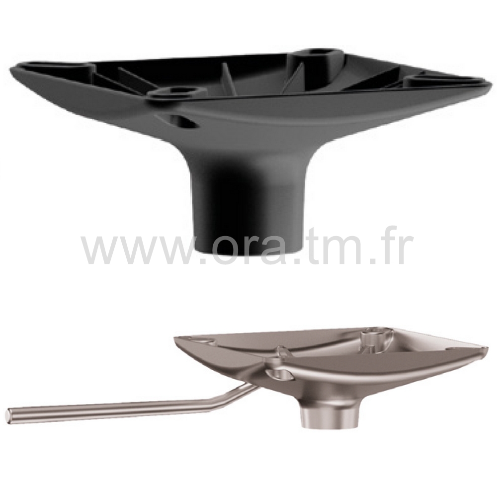 PLAP - PLATINE PORTE ASSISE - CARRE CONE DIRECT