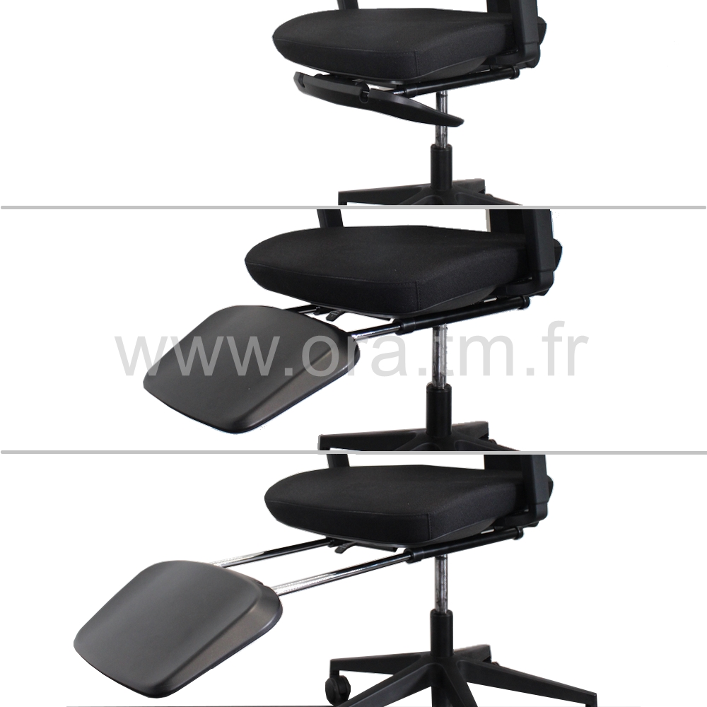 RPJU - REPOSE PIEDS - FIXATION SOUS ASSISE