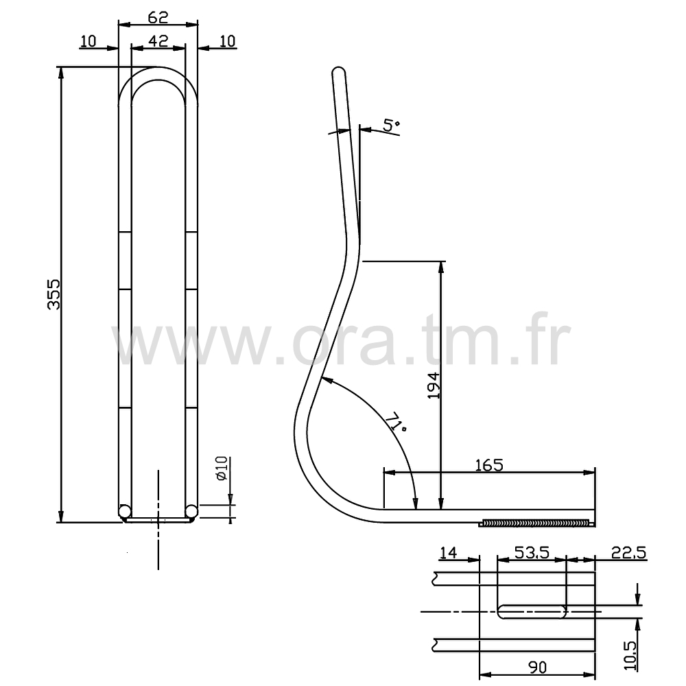 SDF - LIAISON ASSISE DOSSIER - LAME DOUBLE FIL