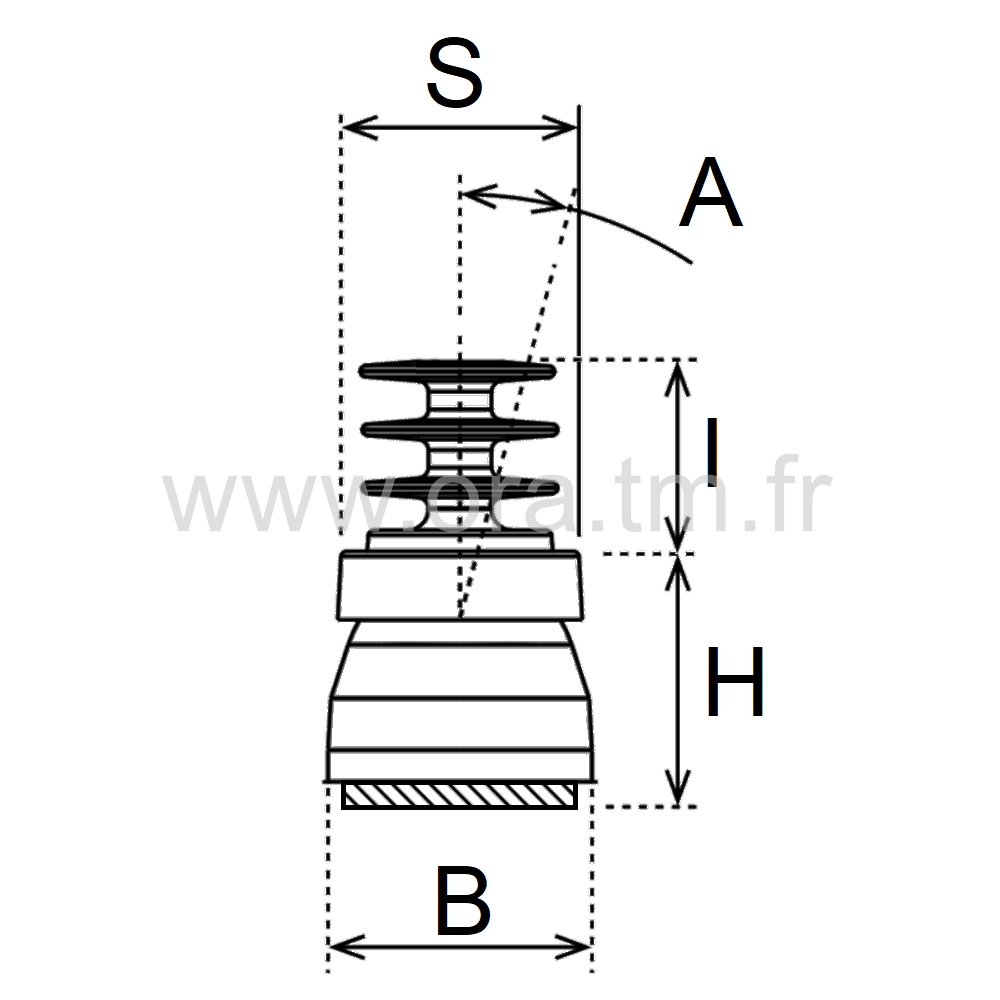 ERDFE - EMBOUT ORIENTABLE - TUBE CYLINDRIQUE