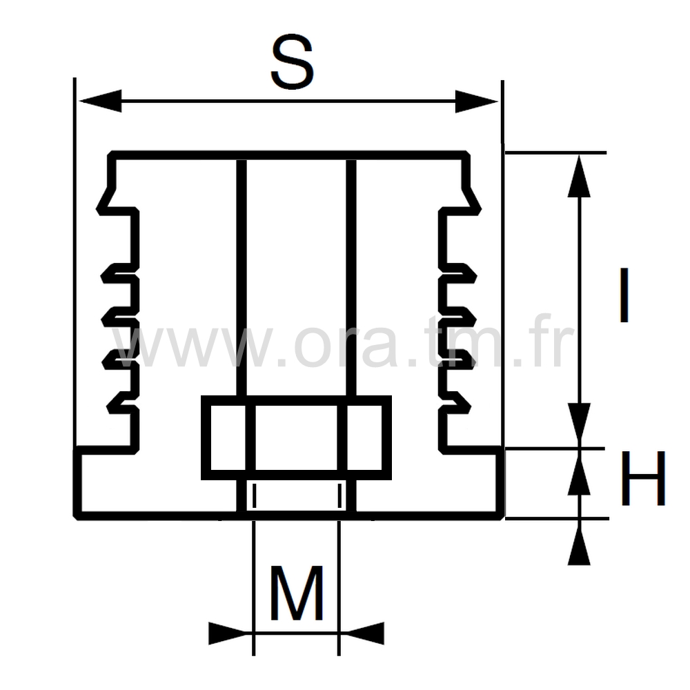 IOOE - INSERTION FILETEE - TUBE MEPLAT CHANTS RONDS