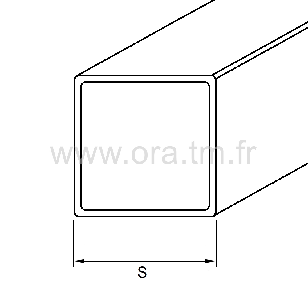 MAE - MANCHON D ASSEMBLAGE - TUBE CARRE